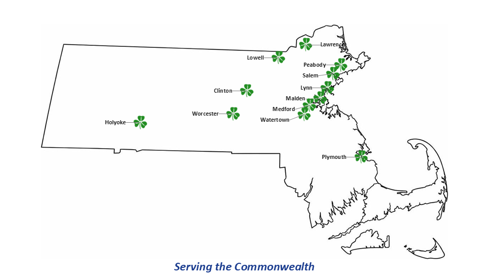 Massachusetts AOH divisions map
